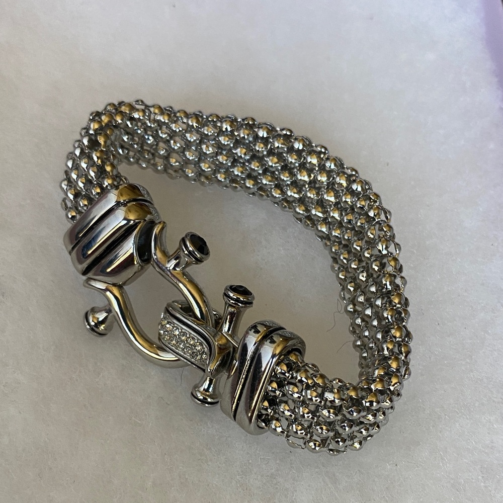 Real Collectibles by Adrienne Silver Bracelet with Clasp